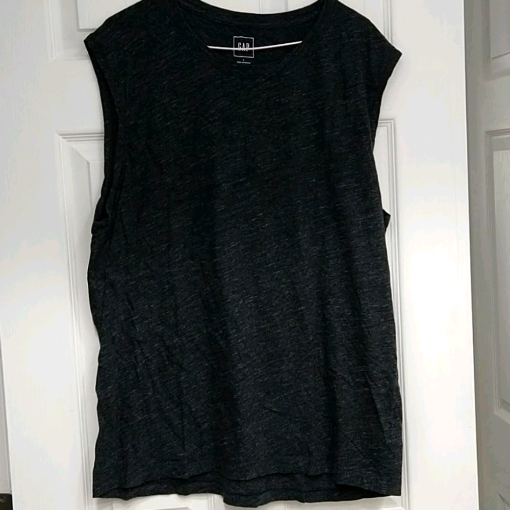 Men's Gap dark grey w light grey tank top